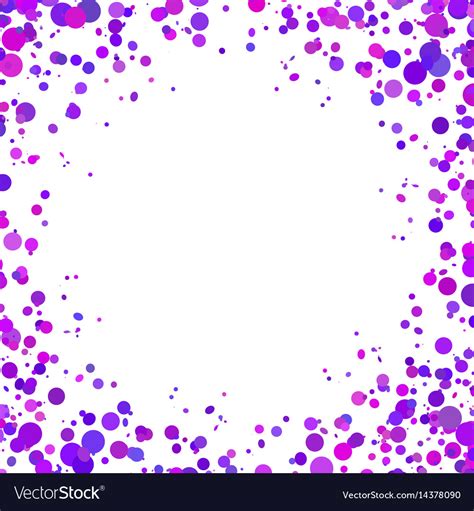 Abstract Background With Falling Purple Confetti Vector Image