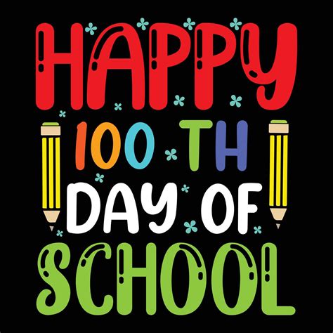 100 Days Of School T Shirt Design Kids T Shirt Design Happy First Day