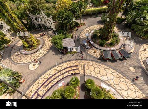 Singapore December 2018 Aerial View Of The Botanical Garden Gardens