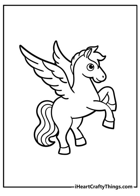 Printable Pegasus Coloring Pages Updated 2023