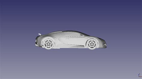 Bugatti Veyron 2008 3d Model 3d Cad Model Library Fetchcfd