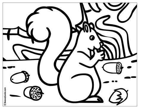 Encourage the children to dress the oak coloring page for an specific season with a variety of materials. Coloring Pages Of Acorns - Coloring Home