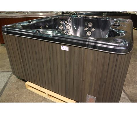 Cal Spas 8 Hot Tub With Midnight Opal Interior And Smoke Exterior Comes With 50 Jets Able
