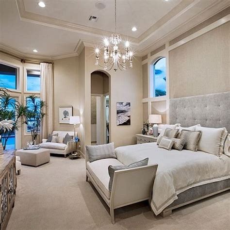 Vaulted ceilings in a master bedroom retreat can make it feel bright and airy, more spacious and the walls were painted in sherwin williams anew gray 25% strength. 25 Awesome Master Bedroom Designs - For Creative Juice