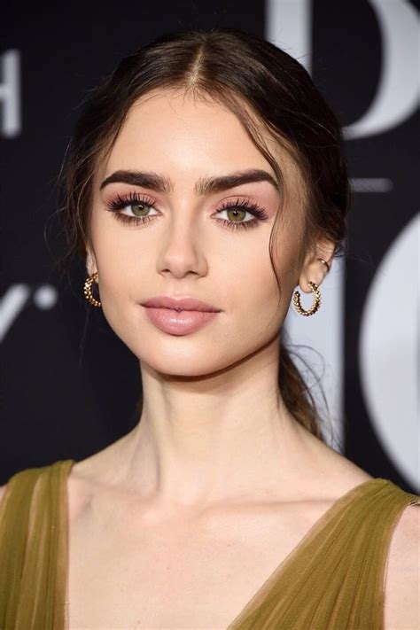 Lily Collins Natural Makeup Makeup Routine Wedding Makeup Looks