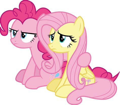 Pinkie Pie And Fluttershy By Cloudyglow On Deviantart