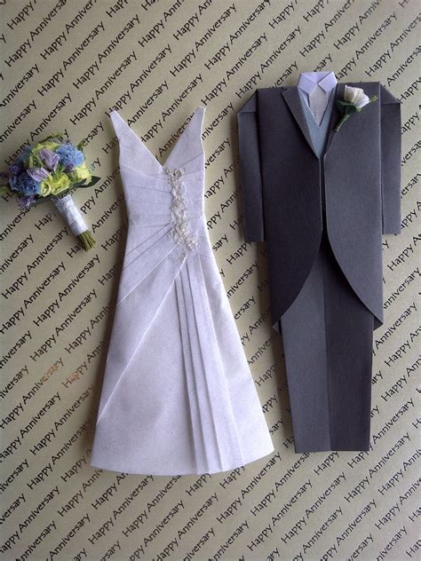 Wedding Outifits Origami Dress Origami Wedding Origami Decoration