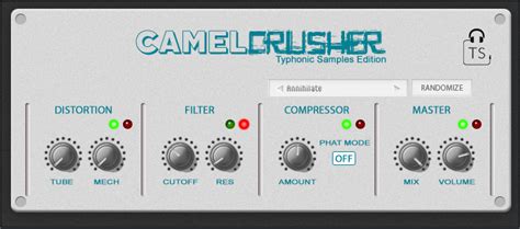 Because camel audio camel crushers user interface is so simple, it makes the skill level of this vst plugin ridiculously easy to use. 3 Free Custom Skins for CamelCrusher - Typhonic Samples