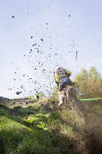 Motocross Hill Climb Stock Photos Royalty Free Images Focused
