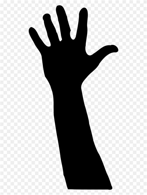 Clipart Silhouette Helping Hand Hand Silhouette Png Stunning Free
