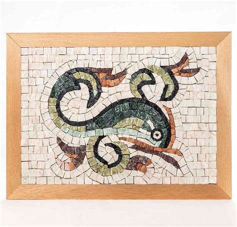 Diy Mosaic Craft Kit Dolphin Italian Marble Mosaic Tiles Make Your