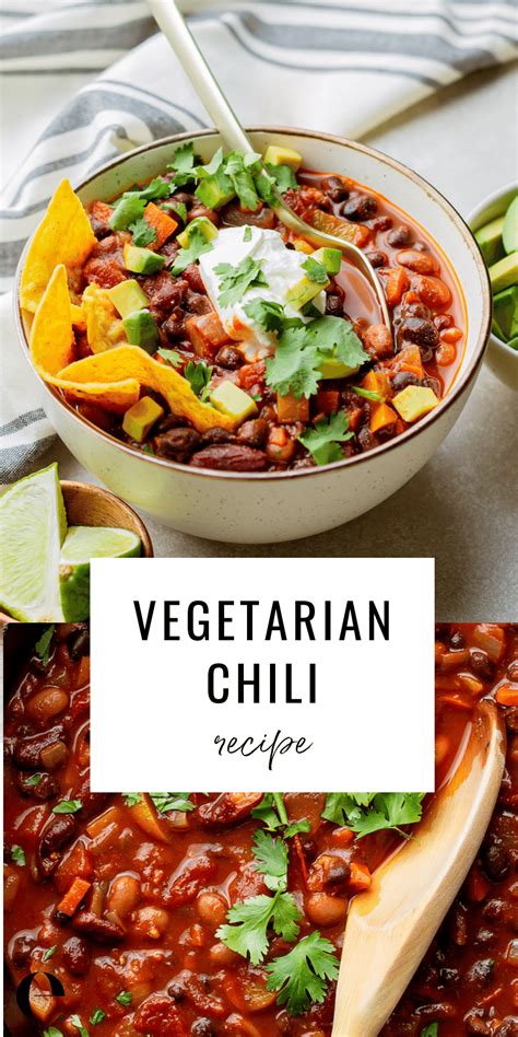 Everyones Favorite Vegetarian Chili Recipe Elizabeth Rider