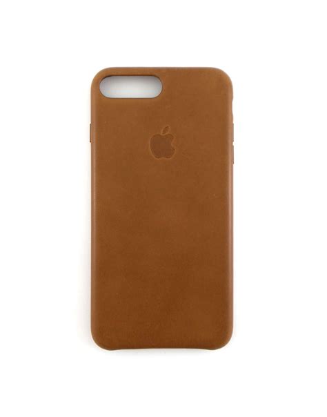 Apple Leather Case For Iphone 7 Plus Saddle Brown Mmyf2zma Ebay