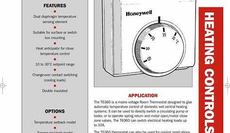 honeywell t 4 manual