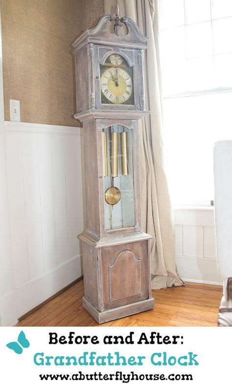 Diy Grandfather Clock Makeover Grandfather Clock Repurposed