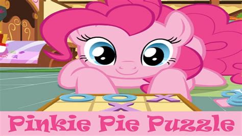 Pink Tac Toe Puzzle For Kids Pinkie Pie Puzzle Youtube