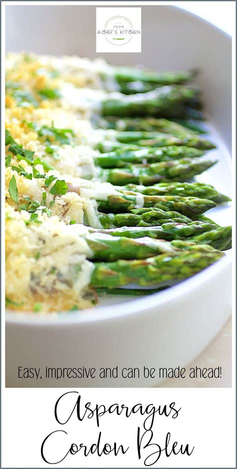 These buttery, slightly sweet carrots are tender with a crunchy bite. Asparagus Cordon Bleu | Recipe | Dinner party recipes, Vegetable dishes, Vegetable side dishes