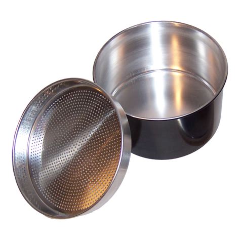 Grease Strainer And Canister With Lid Lem Products