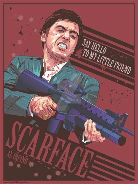 Scarface 1983 Film Alternative Movie Poster By Adamkhabibi On