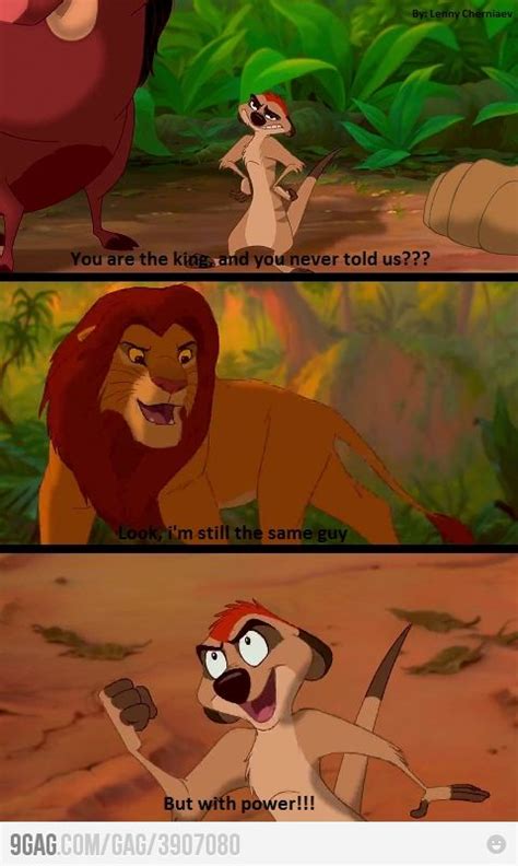 But With Power Funny Disney Memes Lion King Funny Lion King Movie