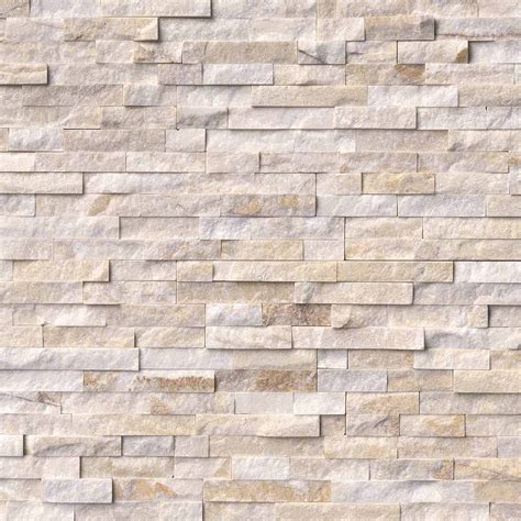 6x24 Arctic Golden Ledger Panel Natural Quartzite Wall Tile Mosaic