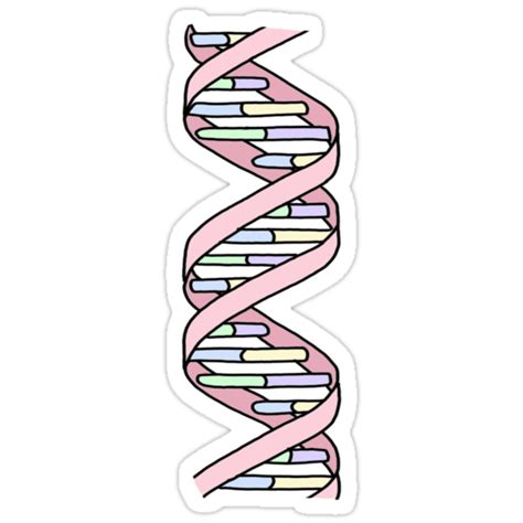 Pastel Dna Strand Stickers By Andilynnf Redbubble