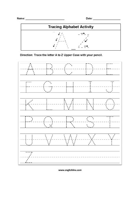 Tracing Uppercase Letters Pdf