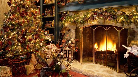 Christmas Fireplace Wallpaper ·① Wallpapertag