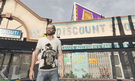 Sons Of Anarchy T Shirt For Trevor Gta5