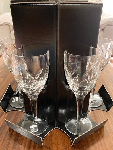 Waterford Crystal John Rocha 6 X White Wine Glasses For Sale In Ashtown
