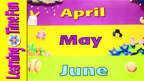 Months Of The Year Months For Kids Month Name Learning Games