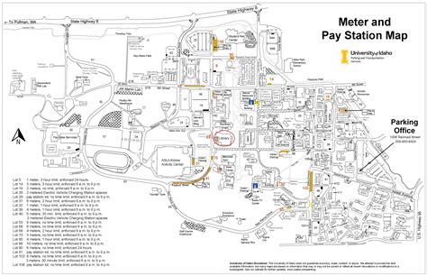 U Of Idaho Campus Map Map