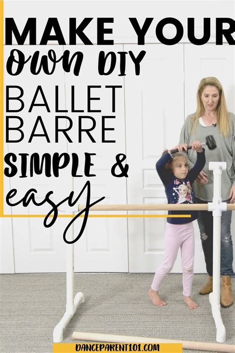 How To Build A Diy Homemade Ballet Barre In 2021 Ballet Barre Ballet