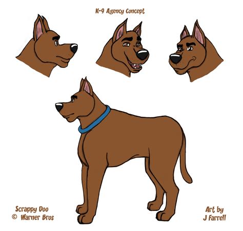 Unlike his uncle, the little pup is. Adult Scrappy Doo Concept by darkmane on DeviantArt