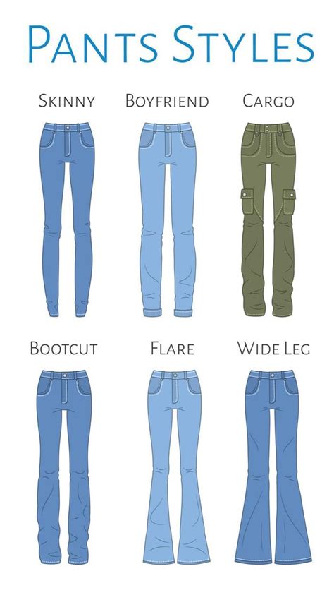14 Types Of Pants For Women Types Of Clothing Styles Types Of
