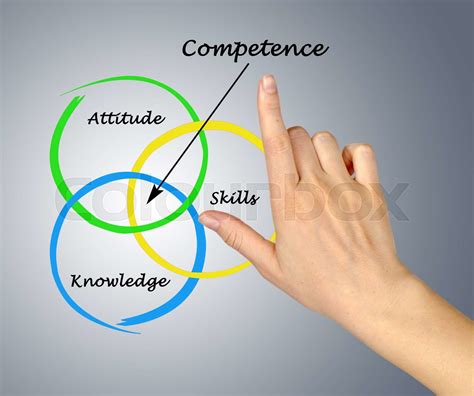 Diagram Of Competence Stock Image Colourbox