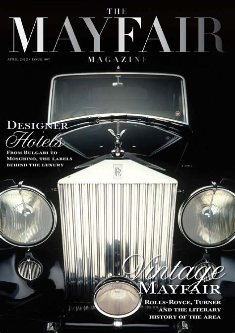 ISSUU The Mayfair Magazine April 2012 By Runwild Media Group