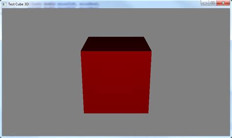Simple Javafx Cube 3d
