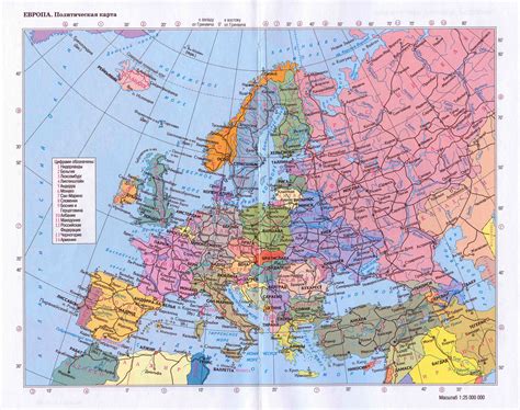 Large Detailed Map Of Europe