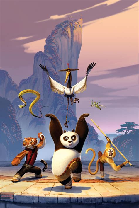 Wallpaper Gambar Kungfu Panda Lucu Kumpulan Gambar Wallpaper Kartun