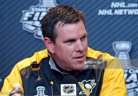 Head Coach Mike Sullivan Addresses The Media During The Nhl Stanley