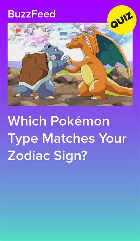 Which Pok Mon Type Matches Your Zodiac Sign Pokemon Zodiac Zodiac Signs