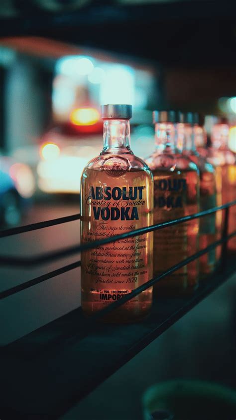 Hd Wallpaper Absolut Vodka Assorted Absolute Bottle Lot Food And