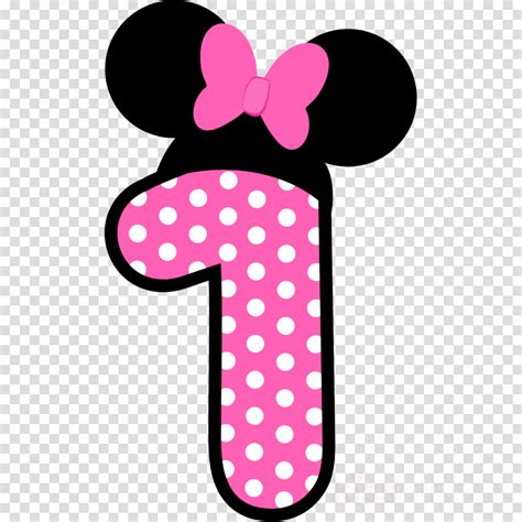 Numbers Clipart Minnie Mouse Numbers Minnie Mouse Tra