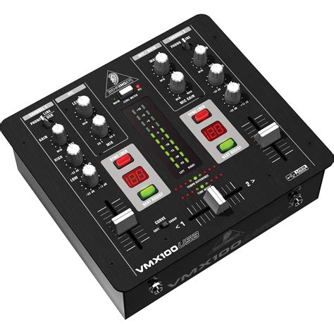 Behringer Vmx100usb Two Channel Dj Mixer Vmx100usb Bandh Photo