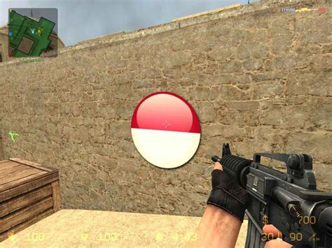 The national flag of indonesia was introduced and hoisted in public on august, 1945. Round Indonesia Flag Counter-Strike: Source Sprays