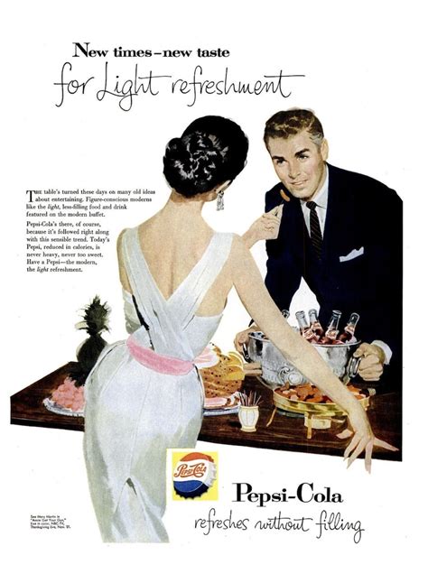 1957 Pepsi Cola Advertisement Vintage Fifties Fashion Dovima Etsy