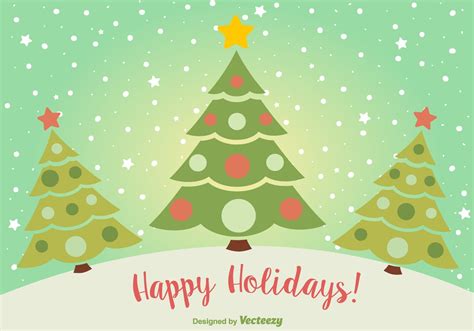 Free for commercial use no attribution required high quality images. Happy Holidays Christmas Postcard - Download Free Vectors ...