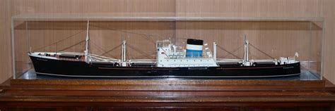 Very Large Model Of The Mv Ronsard Liverpool Cargo Ship 1957 1981