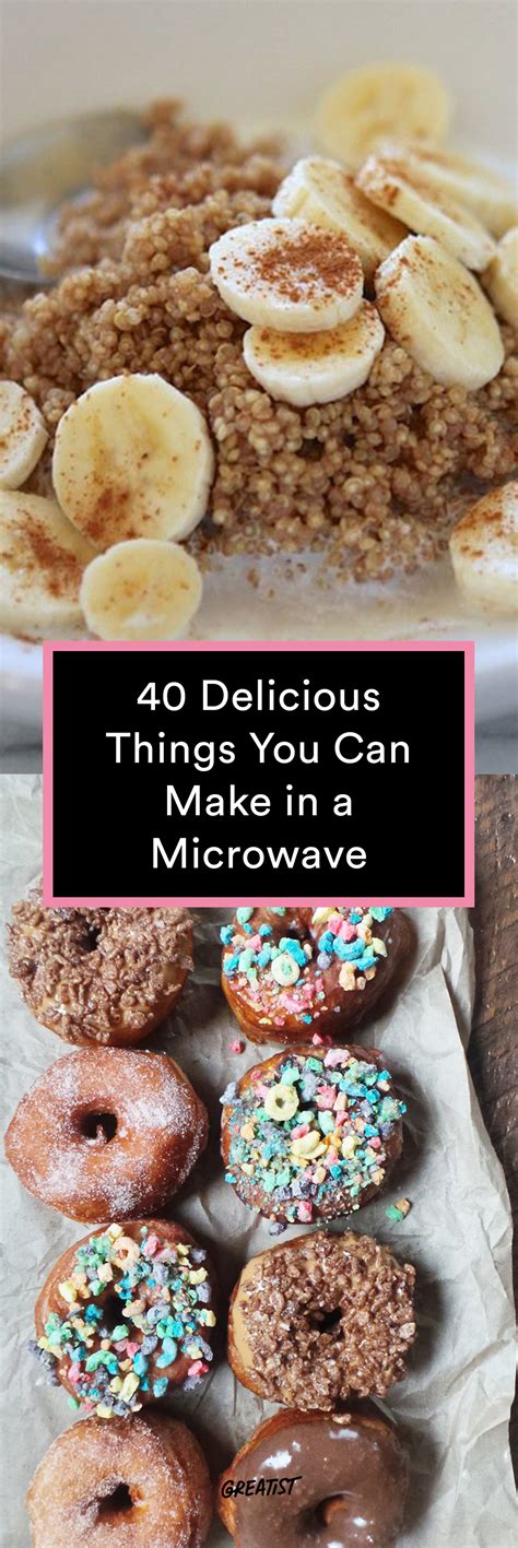 You can even add in vegetables to make this quick dish extra fancy. Microwave Recipes: 34 Surprisingly Delicious Meals and Snacks | Breakfast bars healthy, Recipes ...